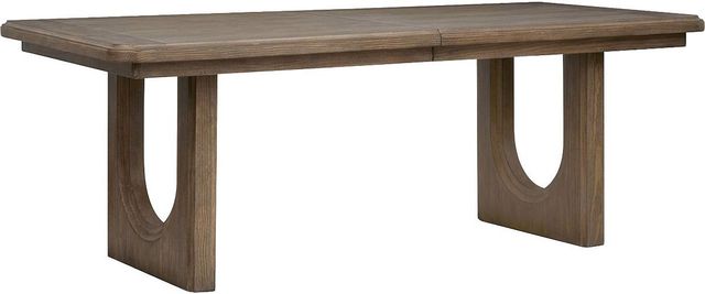 Magnussen Home® Westbourne Dark Umber Trestle Dining Table-0