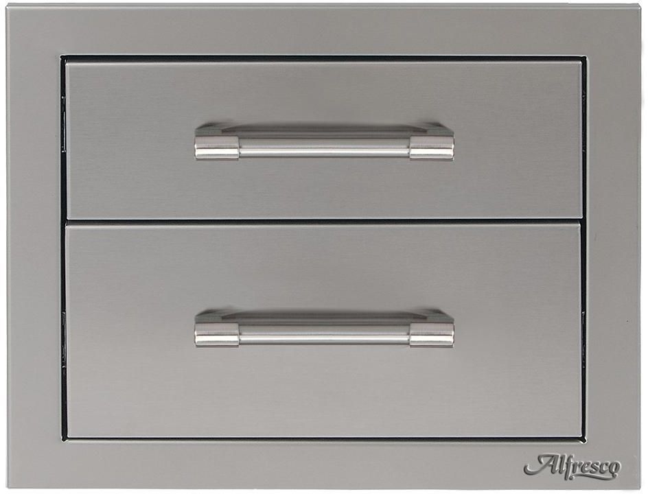 Alfresco™ 16.88" Stainless Steel Two Tier Storage Drawers