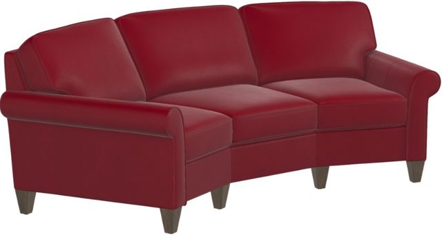 Flexsteel® Customizable Westside Leather Conversation Sofa-2