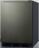 Summit® 5.1 Cu. Ft. Black Stainless Steel Under the Counter Refrigerator-1