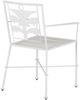 Currey & Company Las Palmas Gesso White Armchair-3