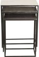 Renwil® Manisa 3-Piece Black Patina Nesting Table Set with Black Nickel Base-2