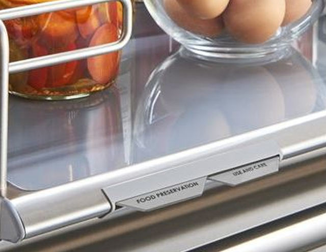 Sub-Zero® Stainless Steel 2 Slide-Out Shelf Gates-1