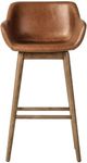 Four Hands Hannah Amber Ash/Sonoma Chestnut Swivel Bar Stool-2
