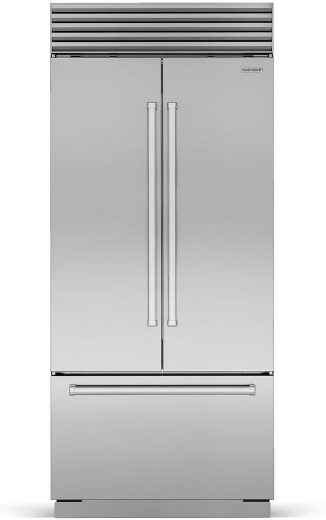Sub-Zero® Classic Series 36" 20.5 Cu. Ft. Stainless Steel French Door Refrigerator-2