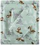 Olliix by Intelligent Design Seafoam Foxes Full Cozy Soft Cotton Novelty Print Flannel Sheet Set-0