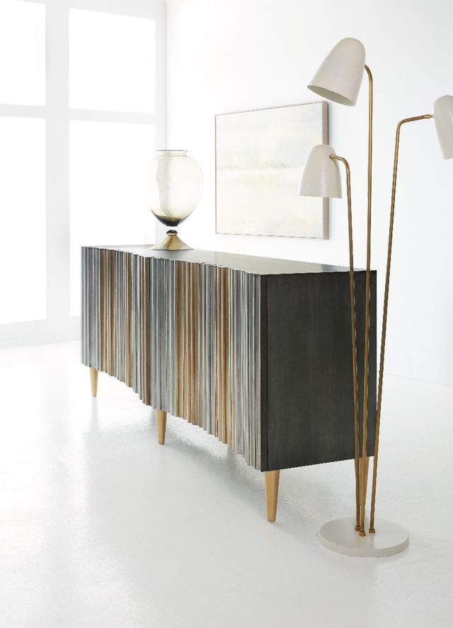 Hooker® Furniture Melange Apollo Gold/Silver Credenza-3