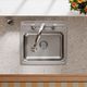 Elkay Lustertone® Classic Lustrous Satin 19" x 18" x 5-1/2" 3-Hole Single Bowl Drop-In ADA Sink-2