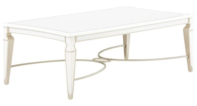 Michael Amini® La Marisia Creamy Pearl Cocktail Table-0