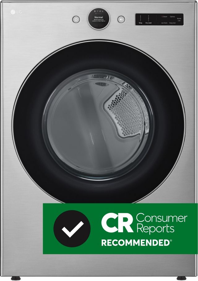 LG 7.4 Cu. Ft. Graphite Steel Front Load Gas Dryer-1