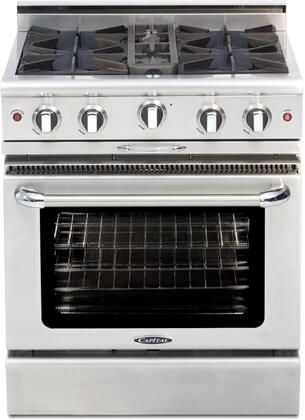 Capital Cooking™ Culinarian 30" Stainless Steel Freestanding Gas Range-2