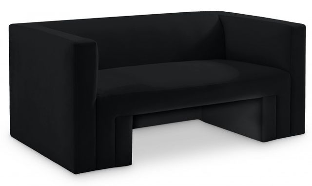 Meridian Furniture Henson Black Velvet Loveseat-0
