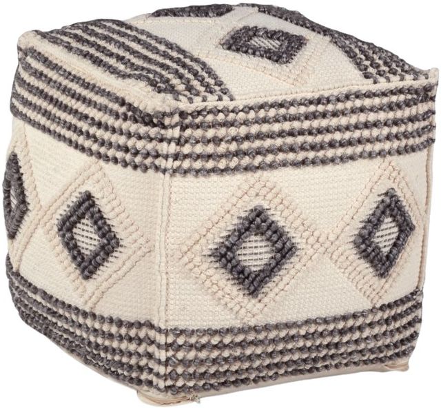 Steve Silver Co. Dalia Beige/Brown Pouf-0