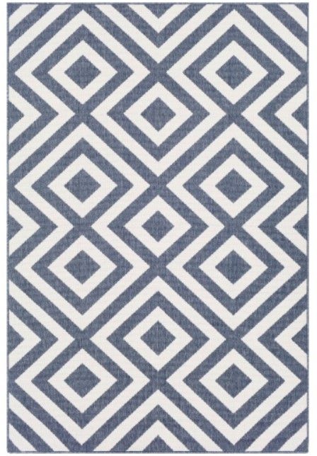Surya Alfresco Navy/White 5'x8' Area Rug-0