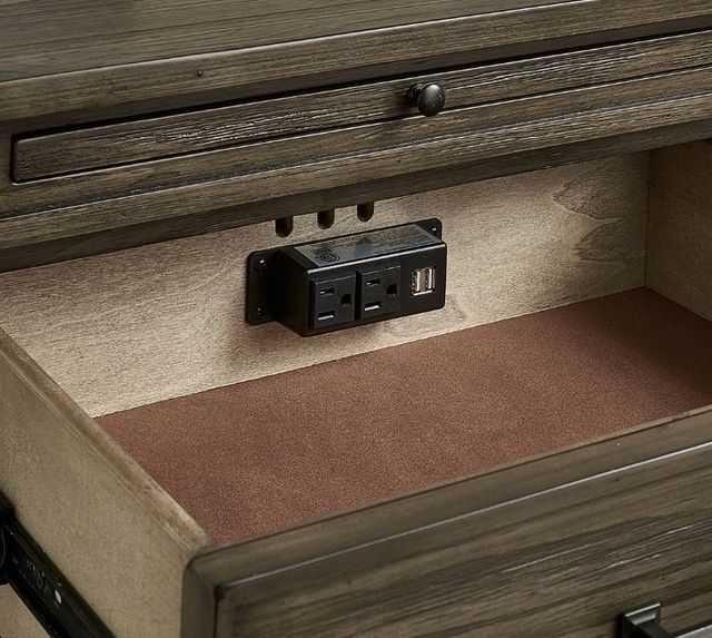 A-America® Glacier Point Graystone Nightstand-2