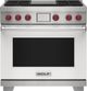 Wolf® 36" White Pro Style Dual Fuel Range-0