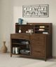Riverside Furniture Vogue Plymouth Brown Oak Computer Credenza-4