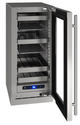 U-Line® 15" Stainless Steel Wine Cooler-1