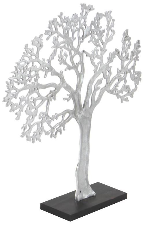 Deco Marche Silver Metal Tree Sculpture-2