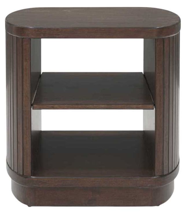 Signature Design by Ashley® Korestone Dark Brown End Table-1