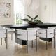 TOV Furniture Chelsea Black 96" Rectangular Dining Table-1