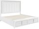 Signature Design by Ashley® Chalanna White California King Upholstered Storage Panel Bed-3