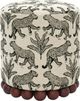 TOV Furniture Dex Cream Jacquard Leopard Ottoman-0
