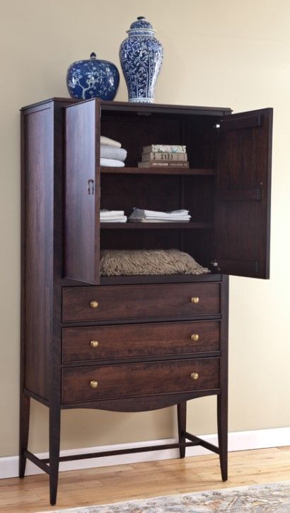 Urban Collections by Yutzy Woodworking Providence Preen/Retreat Cherry Wardrobe-1