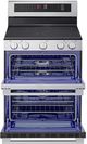 LG 30" Stainless Steel Smart Freestanding Double Oven Electric Range with Air Fry & Air Sous Vide-1