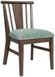 Intercon West End Saddle/Sage Green Spindle Splat Side Chair-0