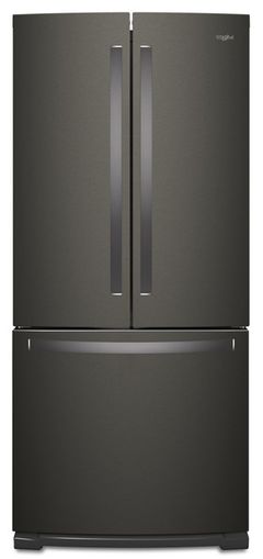 Whirlpool® 19.7 Cu. Ft. Fingerprint Resistant Black Stainless French Door Refrigerator
