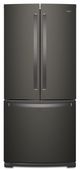 Whirlpool® 19.7 Cu. Ft. Fingerprint Resistant Black Stainless French Door Refrigerator-0