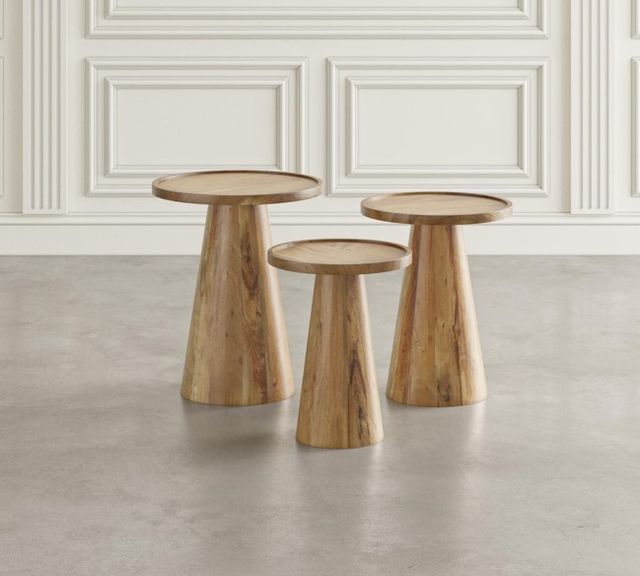 Jofran Inc. Global Archive Knox 3-Piece Natural Nesting Table Set-3