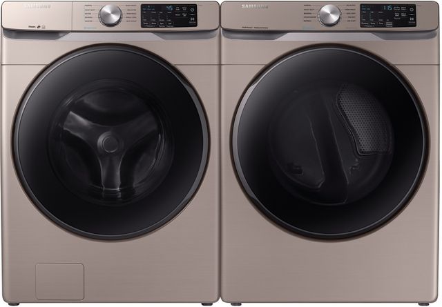 Samsung Champagne Front Load Laundry Pair-0
