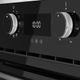 Porter & Charles 24" Black glass with stainless-steel trim Single Electric Wall Oven-3