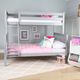 M3 Furniture Grey Twin/Full Bunk Bed-0