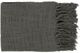 Surya Tilda Charcoal 59"x51" Throw Blanket-0