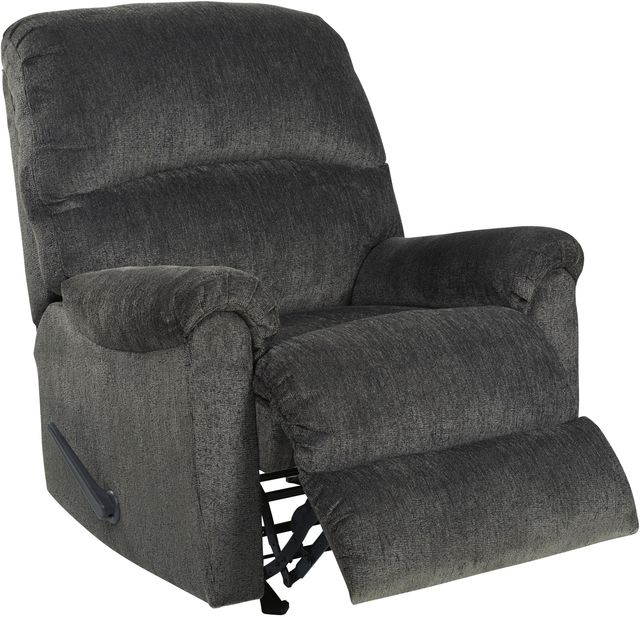 Signature Design by Ashley® Ballinasloe Smoke Rocker Recliner-1