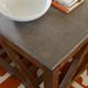 Kincaid Furniture Modern Classics Gray Concrete Top Mason Drawer End Table with Brown Base-1