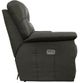La-Z-Boy® James Charcoal Leather Power Reclining Sofa with Headrest-2