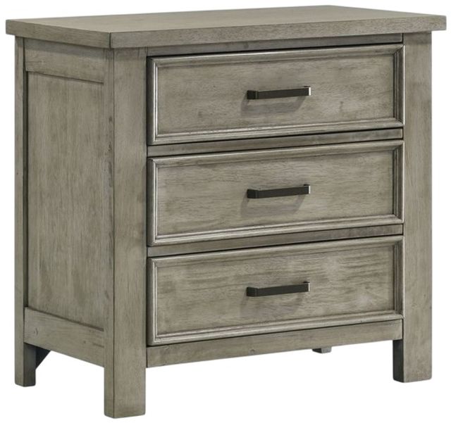 American Wholesale Furniture Sienna Gray Nighstand-0