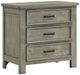 American Wholesale Furniture Sienna Gray Nighstand-0