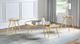 Coaster® Kaelyn 4-Piece Mirrored Top Occasional Table with Gold Base Set-1