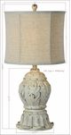 Forty West Naomi Antique White Table Lamp-1