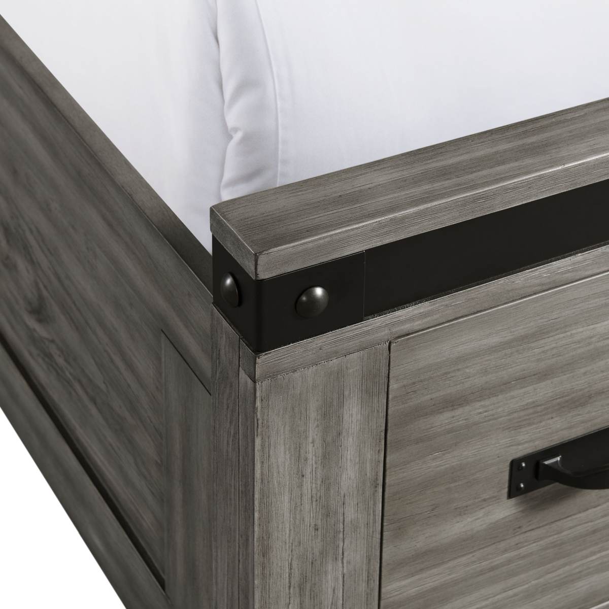 Elements International Wade Platform Storage Bed - Thumbnail 2
