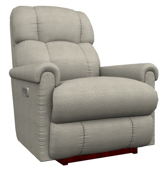 La-Z-Boy® Pinnacle Dove Power Rocking Recliner with Headrest and Lumbar-0