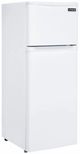 Unique Appliances 23" 6.0 Cu. Ft. White Counter Depth Top Freezer Compact Refrigerator-1