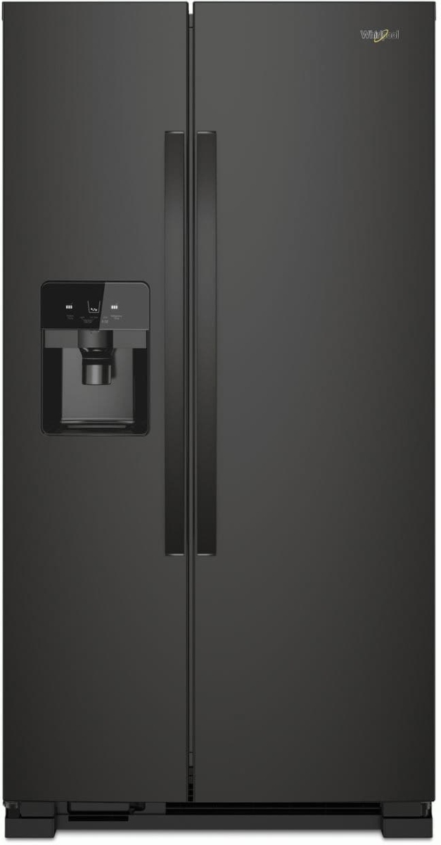 Whirlpool® 34 In. 21.4 Cu. Ft. Black Side-by-Side Refrigerator | Gil's ...