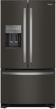 Whirlpool® 36 in. 24.7 Cu. Ft. Fingerprint Resistant Black Stainless Steel French Door Refrigerator-0