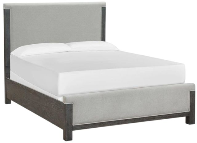 Magnussen Home® Plum Creek Elite Dove/Ravenwood Black King Upholstered Panel Headboard-2